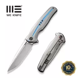 WeKnife 601X LE No 083/150 Gray Titanium, Hand Polished Satin CPM 20CV (WE01J-2)