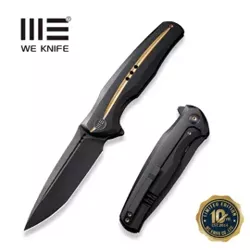 WeKnife 601X LE No 142/150 Black Titanium, Black Stonewashed CPM 20CV (WE01J-1)