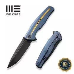 WeKnife 601X LE No 148/158 Blue Titanium, Black Stonewashed CPM 20CV (WE01J-3)