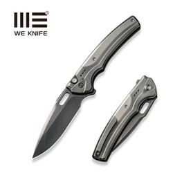 WeKnife Exciton LE No 014/310 Polished Gray Titanium, Polished Gray CPM 20CV (WE22038A-7)