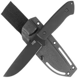 Za-Pas Knife Ultra Outdoor Black G10, Stonewash NMV (UO-CE-G10-BL)