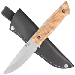 Za-Pas Knives Ranger V1 Ash Wood, Satin 80CrV2 (RNG-J-NCV)