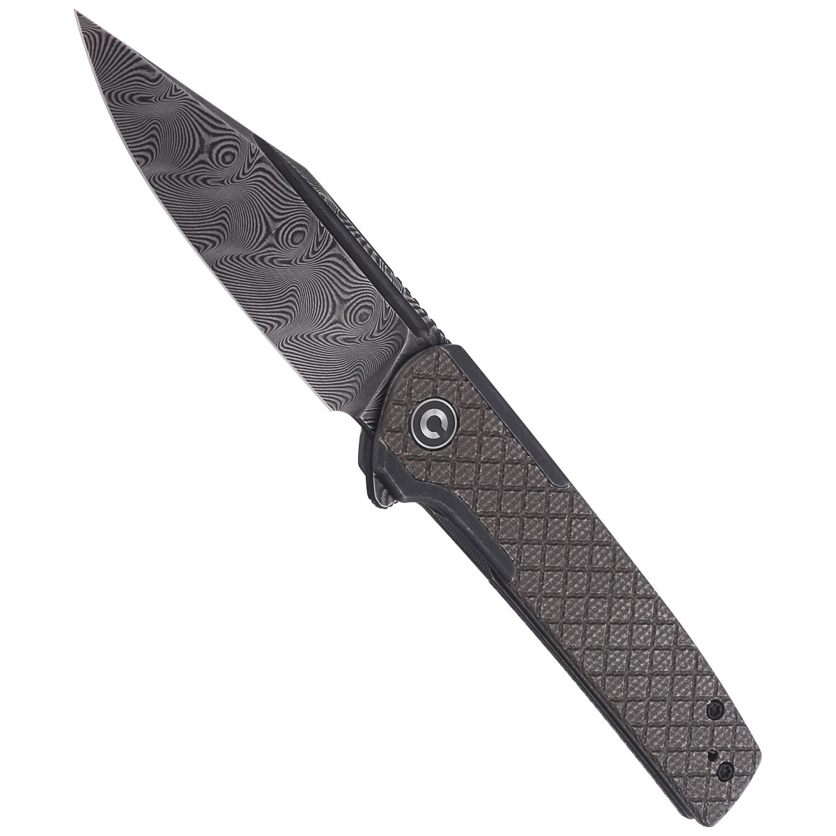 Civivi Knife Cachet Dark Green Micarta, Damascus (C20041BDS1) KNIVES