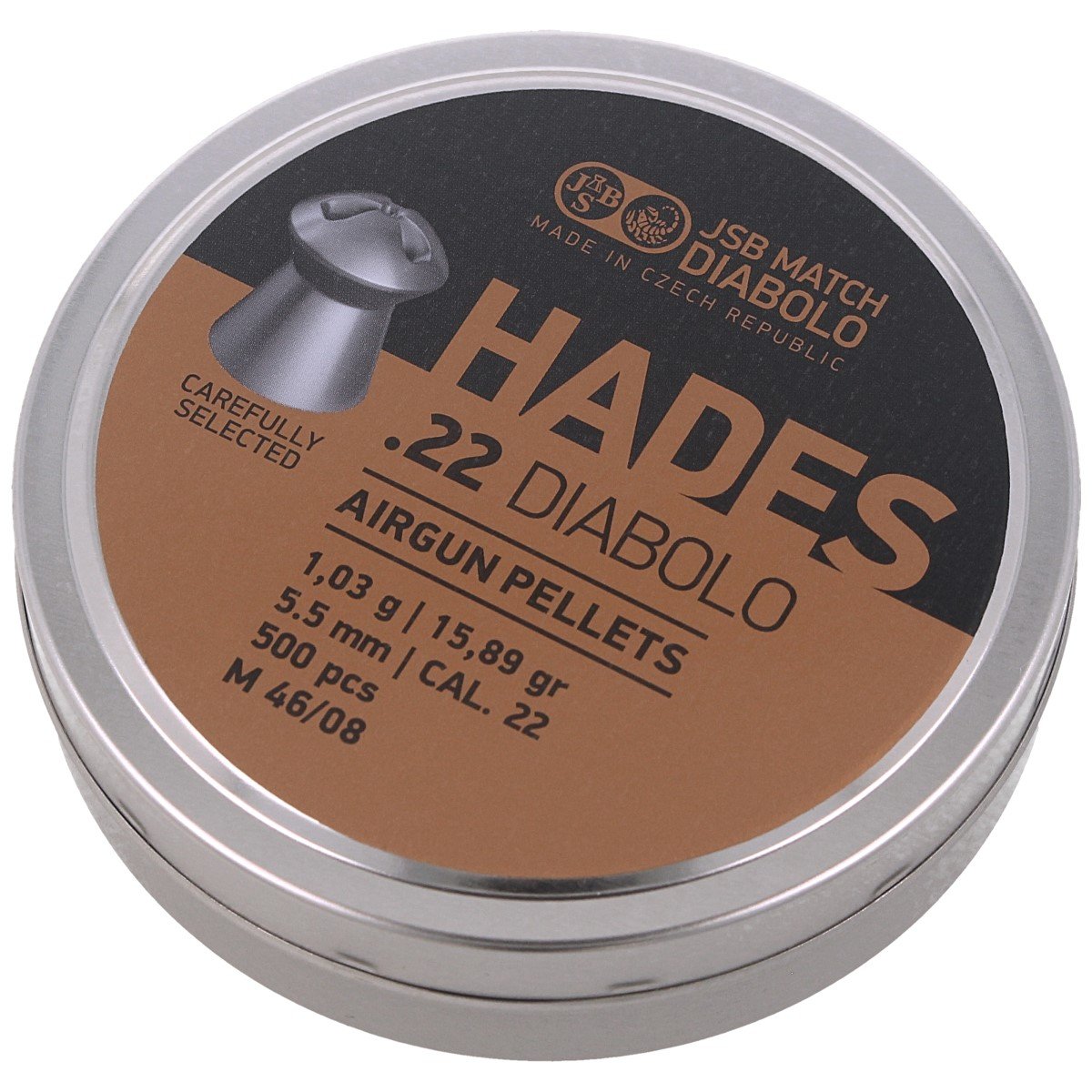 JSB Diabolo Hades Pellets 22 5 5mm 500psc 546290 500 AIRGUNS   Eng Pl JSB Diabolo Hades Pellets 22 5 5mm 500psc 546290 500 112291 1 