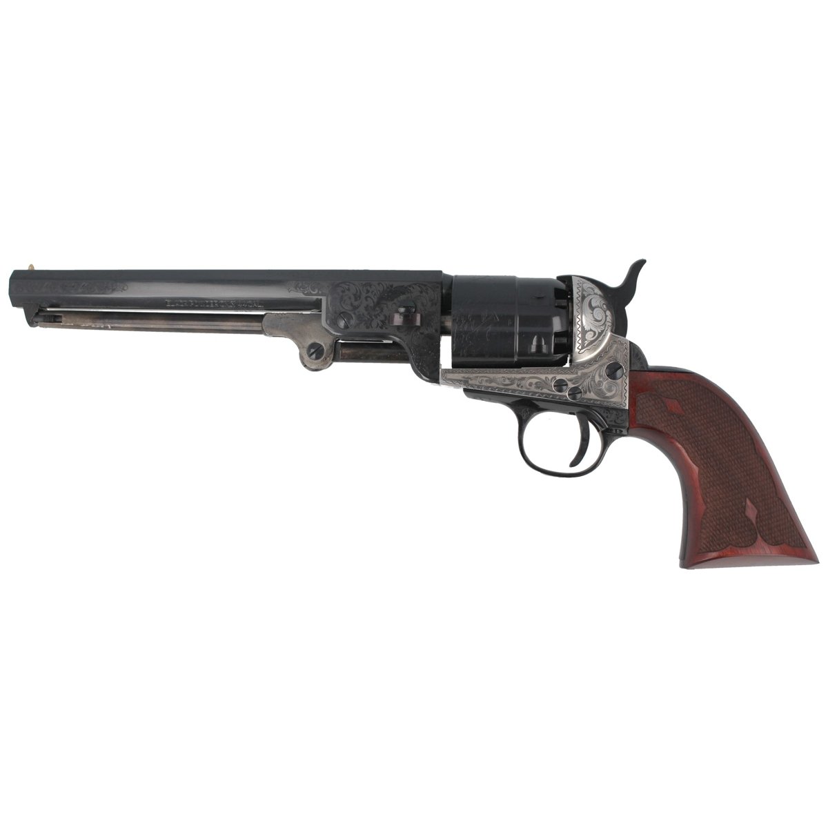 Pietta Revolver 1851 Colt Navy Yank Steel London DeLuxe .44 (YAL44ST/DL ...