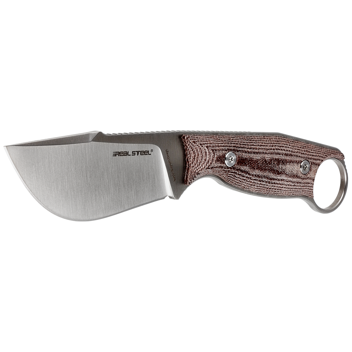 Real Steel Knives Furrier Knife Fixed 2.99 Satin Skinner Blade