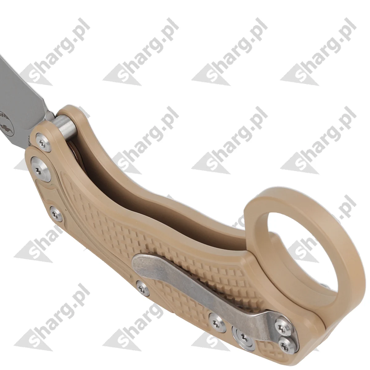 Reate Knife EXO-K Gravity Karambit Tan Aluminium, Stonewashed N690