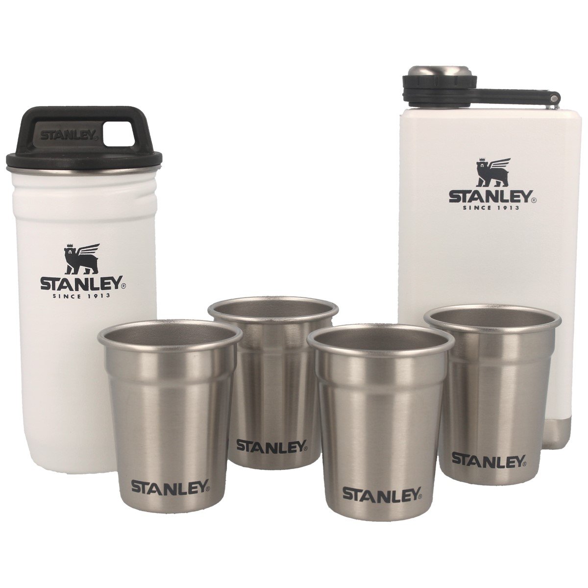 Stanley Adventure Nesting Shot Glass Set 4 Stainless Steel Glasses