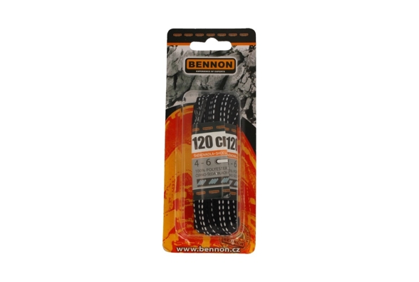  Bennon shoelaces for black and gray trekking footwear 120cm (D32120)