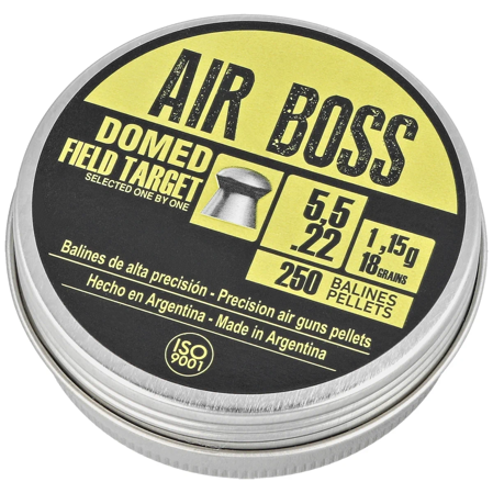 Apolo Air Boss Domed Field Target  AirGun Pellets .22/5.5 mm, 250 pcs 1.15g/18.0gr (30203)