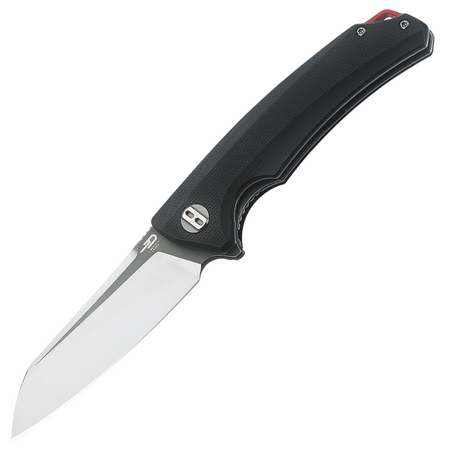 Bestech Knife Texel Black G10, Grey Titanized / Satin D2 (BG21A-2)