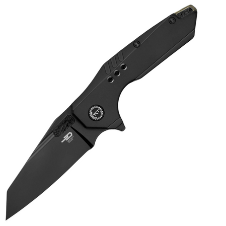 Bestech Nyxie 3 Black Titanium, Black DLC S35VN by Todd Knife and Tool (BT2308B)