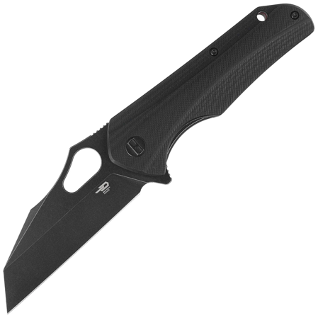 Bestech Operator Knife Black G10, Black Stonewashed D2 (BG36B)