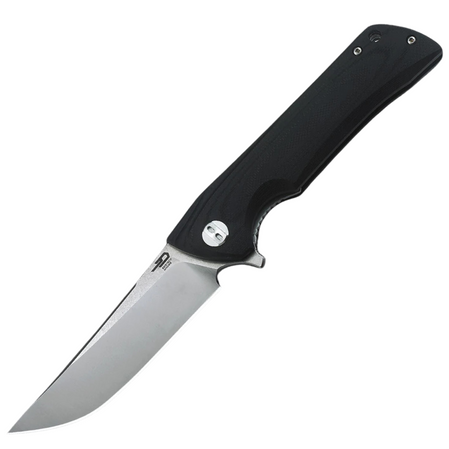 Bestech Paladin Black G10, Stonewashed/Satin D2 Knife (BG13A-1)