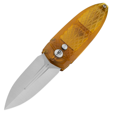 Bestech QUQU Knife Polished Ultem, Satin 14C28N by Gogo (BG57D-1)