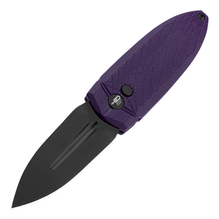 Bestech QUQU Purple G10, Black DLC 14C28N by Gogo Knife (BG57A-4)