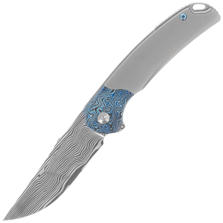 Bestech Supernova Knife Grey Titanium/Zirconium Timascus, Damasteel (BT2111E)