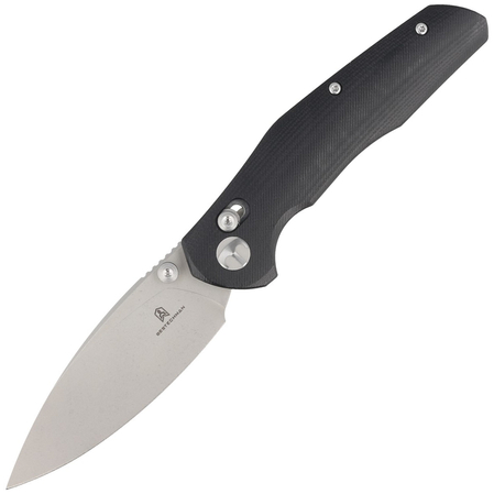 Bestechman Ronan Black G10, Stonewash 14C28N (BMK02D)