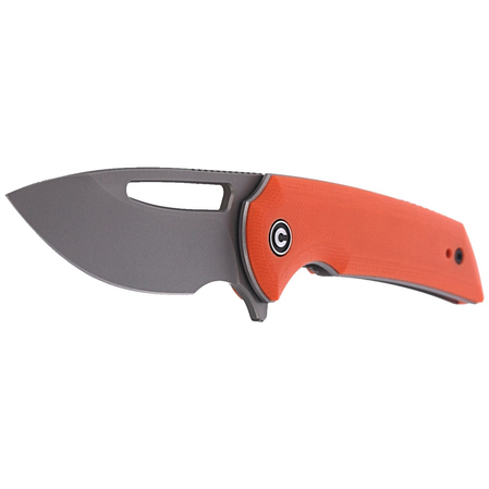 CIVIVI Knife Odium Orange G10, Stonewashed by Ferrum Forge Knife Works (C2010B)