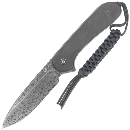 Civivi Elementum Fixed Tactical Knife Black Ebony Wood, Damascus (C2105-DS1)