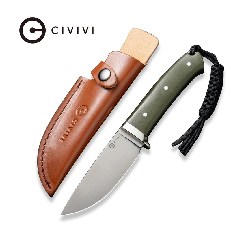 Civivi Knife Cloud Peak OD Green G10, Satin Nitro-V (C23044-2)