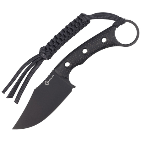 Civivi Knife Midwatch Black Micarta, Black Stonewashed N690 (C20059B-1)