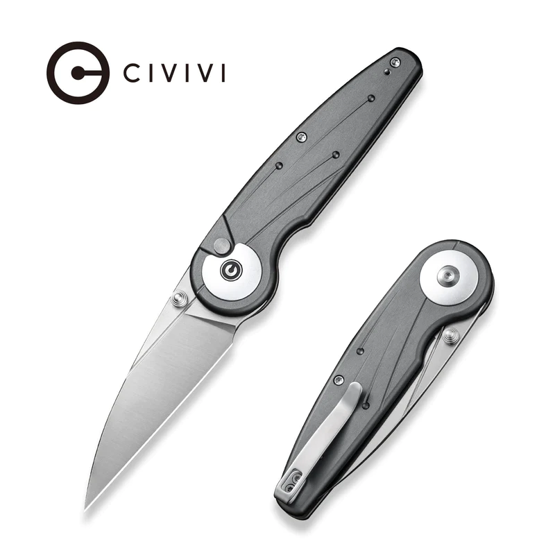 Civivi Knife Starflare Gray Aluminum, Satin Nitro-V (C23052-2)