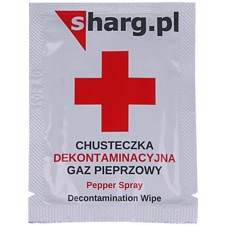 Decontamination wipe to neutralize the effects of pepper gas (SHD101V2)