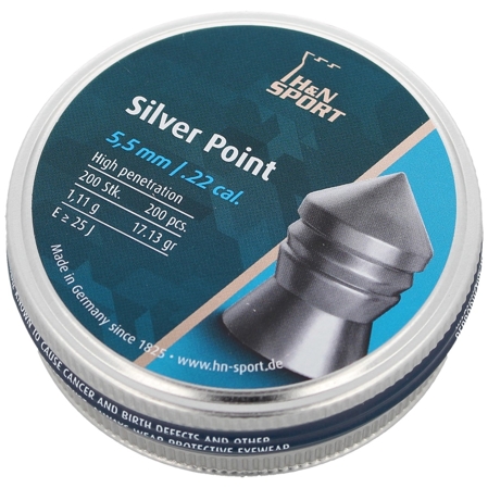 Diabolo H&N Silver Point Pellets cal.22 (5.5 mm) 200 pcs.