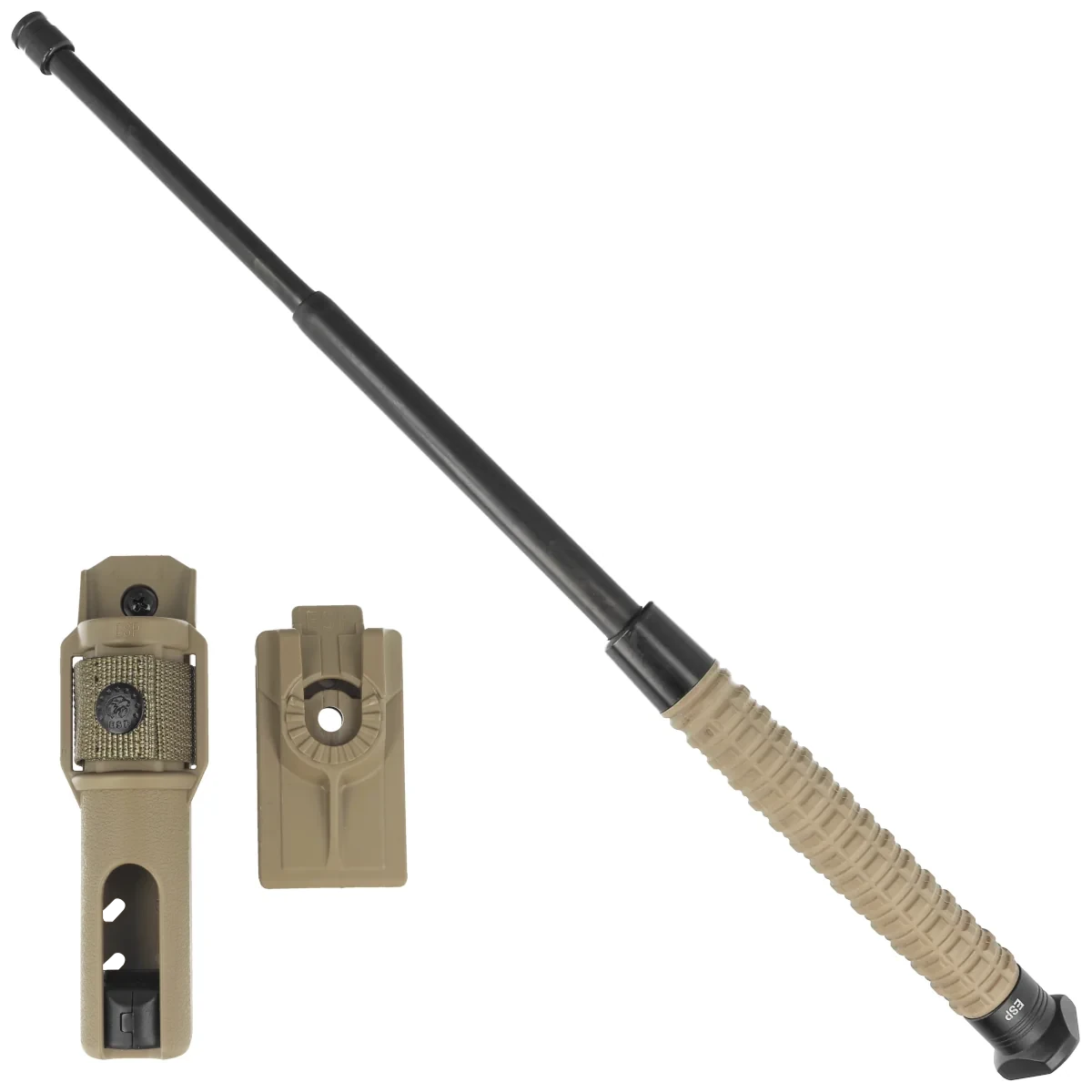 ESP Easy Lock hardened expandable baton 20'' Khaki (ExBTT-20H-KH BHT-55)