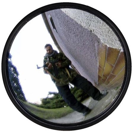 ESP Tactical Mirror Ø 71mm for Bonowi Expandable Baton, holder (BM-02-18)
