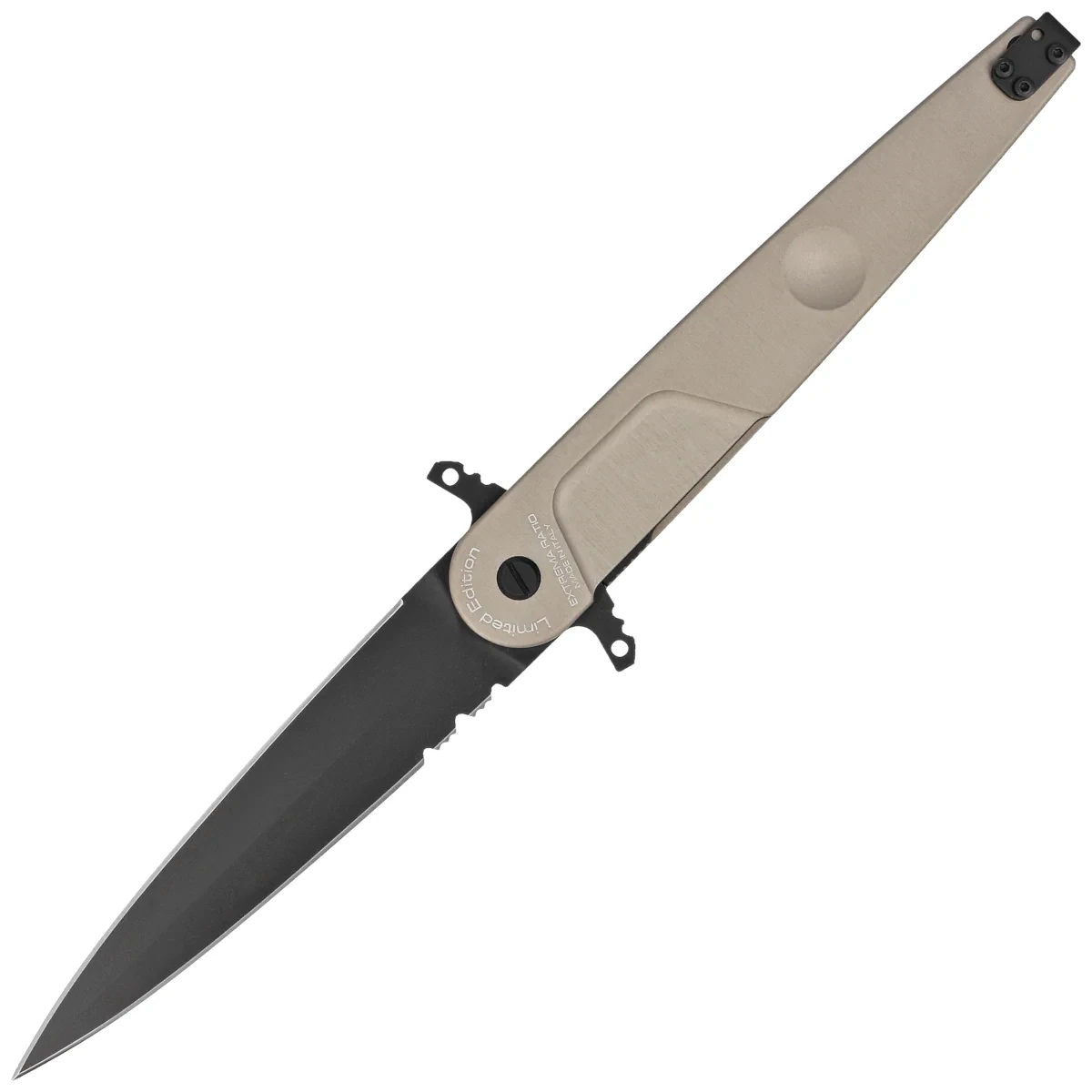 Extrema Ratio BD4 Adra Contractor LE No 35/70 Tactical Mud Aluminium, Black N690 knife (04.1000.0498/TM)