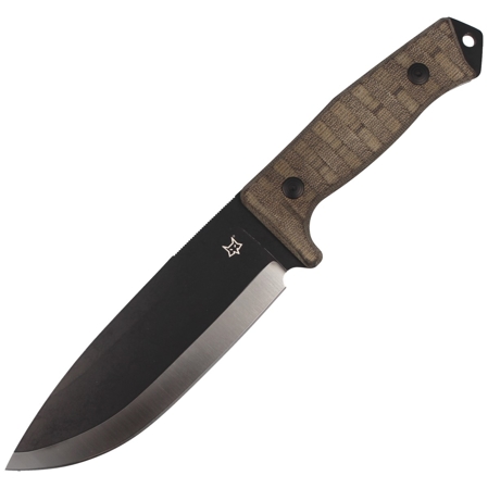 FOX Bushman Fixed Knife Canvas Micarta OD Green (FX-609 OD)