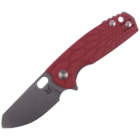 Fox Baby Core FRN Red Knife, Stonewashed N690 by Jesper Voxnaes (FX-608 R)