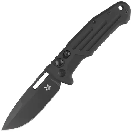 Fox New Smarty SP Black Aluminum, PVD N690Co by Stefano De Lorenzi Automatic Knife (FX-503SP B)