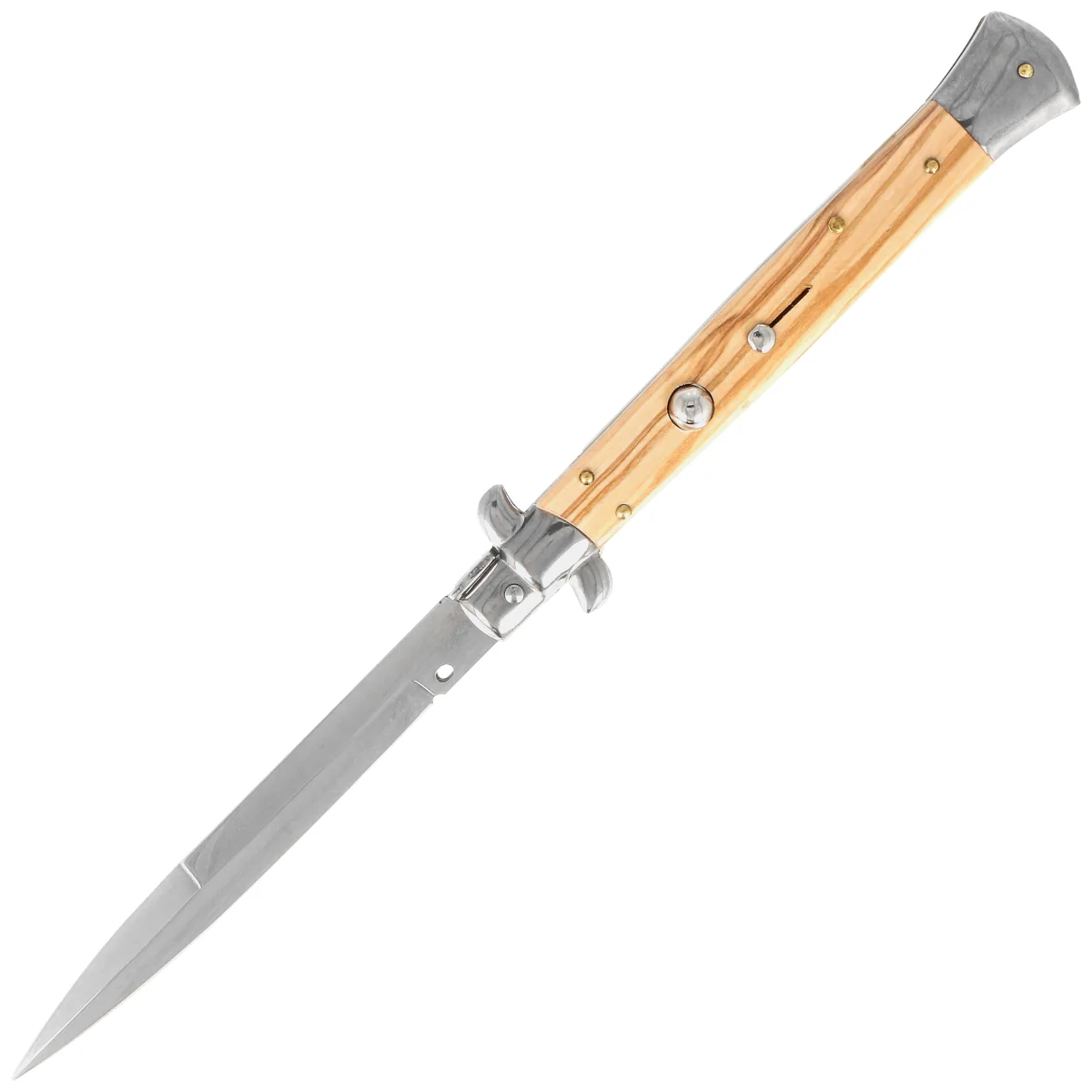 Frank Beltrame Stiletto Bayonet 28cm Olive Wood, Polished 420 MA5M (FB 28/94B)