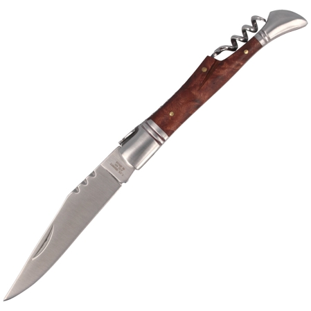 Herbertz CJH Laguiole Design Quince Wood/Steel Knife, Satin 420 (231112)