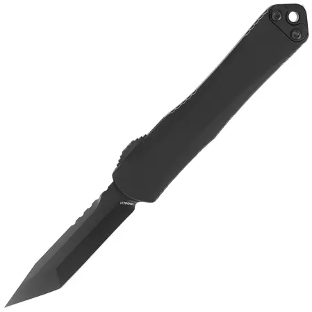 Heretic Knife Manticore S T/E Black Aluminum, Black DLC MagnaCut by Tony Marfione Jr.