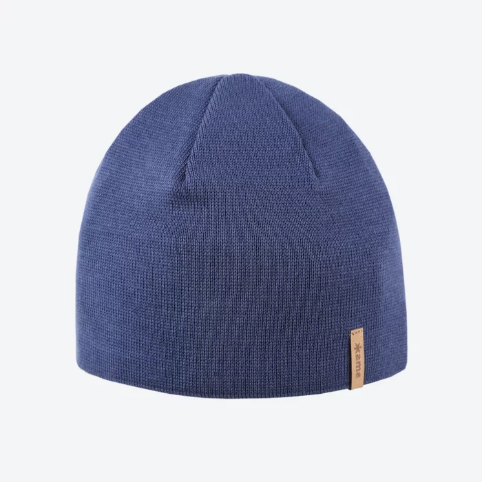 Kama 100% Merino Wool / Polycolon Band, Blue beanie (A02-107 L)