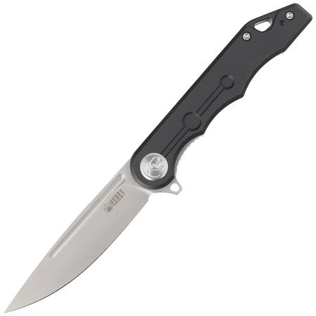 Kubey Knife Mizo Black G10, Bead Blast AUS-10 by Tiguass (KU312A)