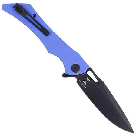 Kubey Knife Raven, Blue G10, Dark Stonewashed AUS-10 by Jelly Jerry (KB245H)