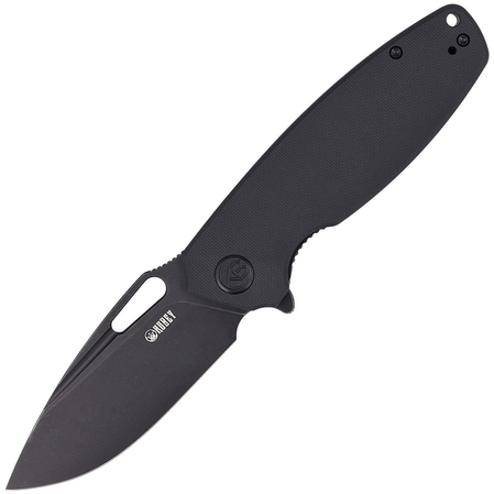 Kubey Knife Tityus Black G10, Dark Stonewashed D2 (KU322C)