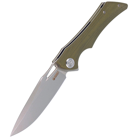 Kubey Raven OD Green G10, Satin Finished Blade by Jelly Jerry (KB245B)