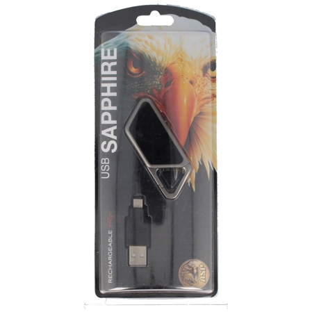 Latarka ASP Sapphire USB Black Armorized Glass (53600)