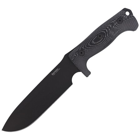 LionSteel Black Micarta, Fixed Black Blade (M7 MB)