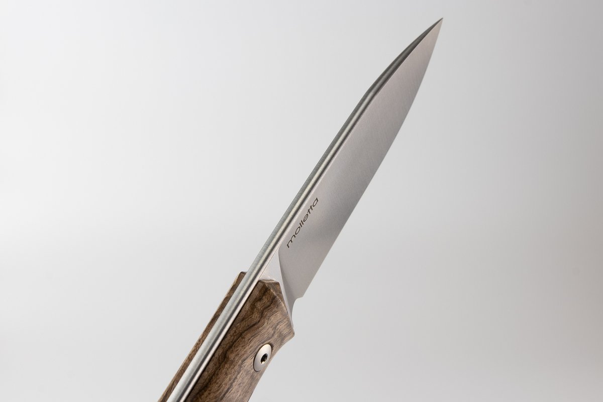 LionSteel Bushcraft Walnut / Fixed Satin Blade (B35 WN)