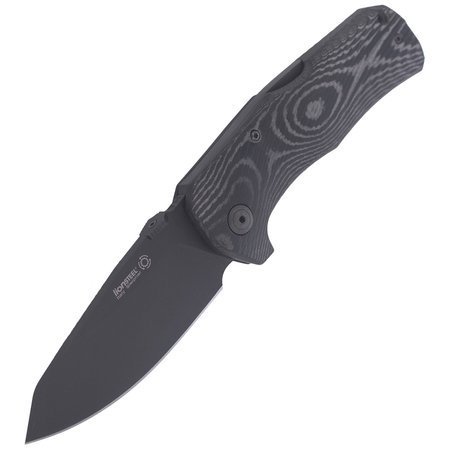LionSteel TM1 Micarta Black / Black Blade Solid Blade (TM1 MB)