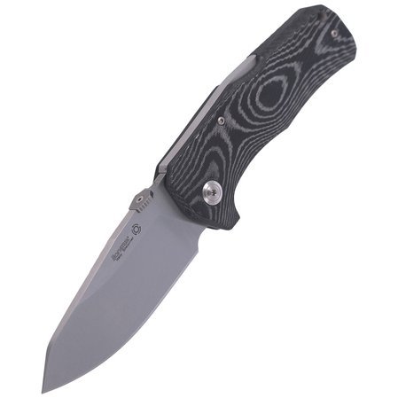 LionSteel TM1 Micarta Black / Satin Blade Solid Blade (TM1 MS)