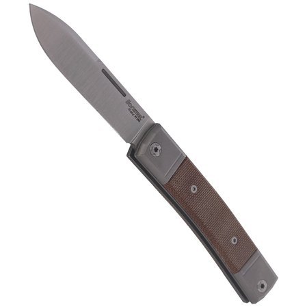 LionSteel bestMAN Natural Micarta, Drop Blade Knife (BM2 CVN)