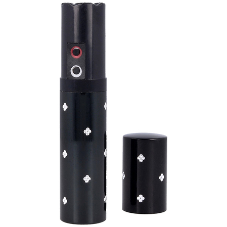 Lipstick Paralyseur 2 million volt stun gun with flashlight, Black (1202-BK)